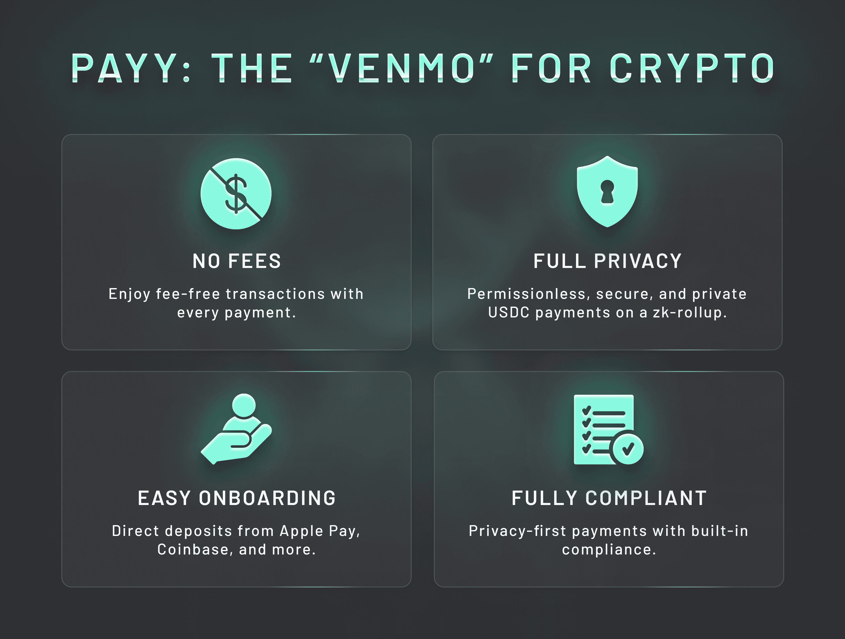 Payy is the “Venmo” for crypto.